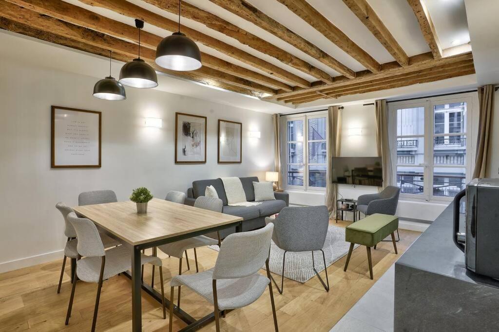 Magnifique Appartement Pour 6 - Montorgueil París Exterior foto